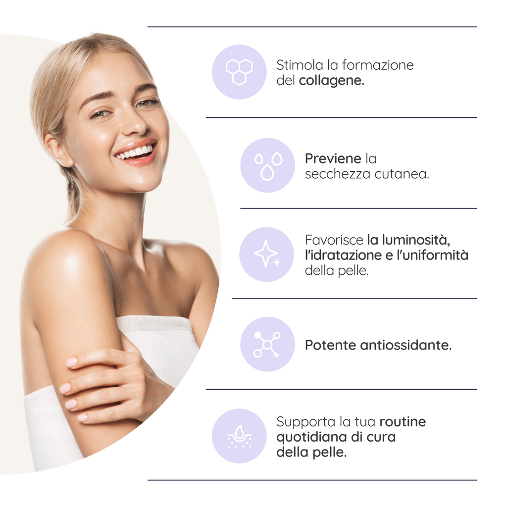 Acido ialuronico e collagene in polvere