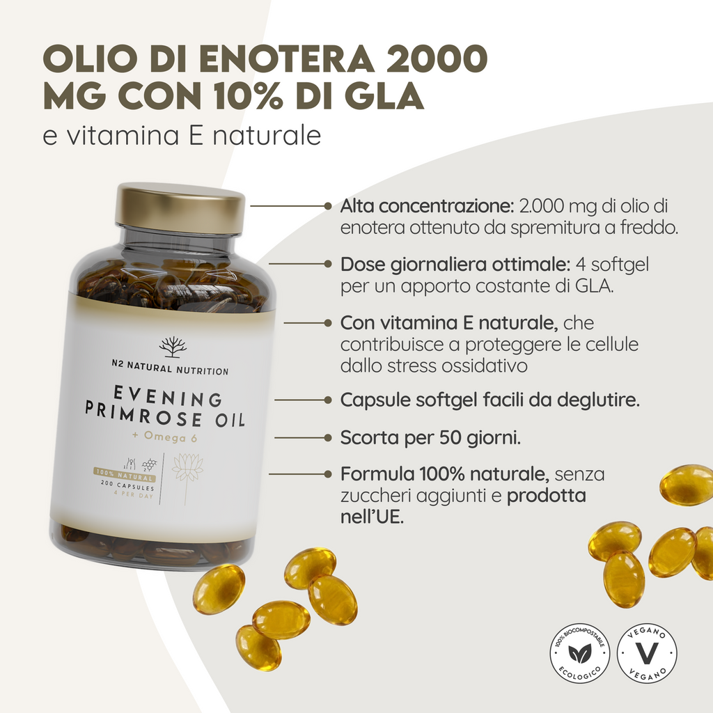 Olio di Enotera e Vitamina E