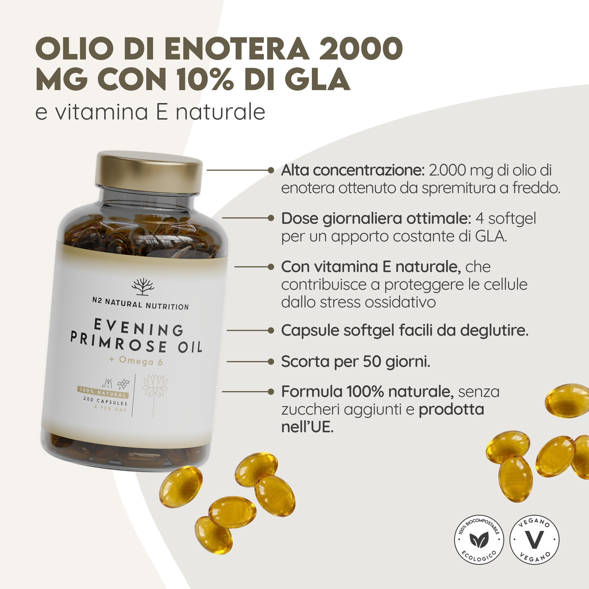 Olio di Enotera e Vitamina E