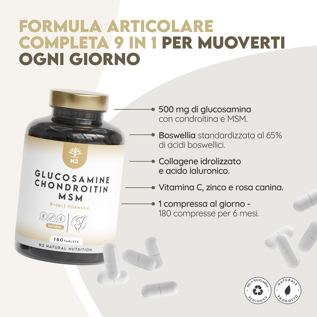 Glucosamina in compresse