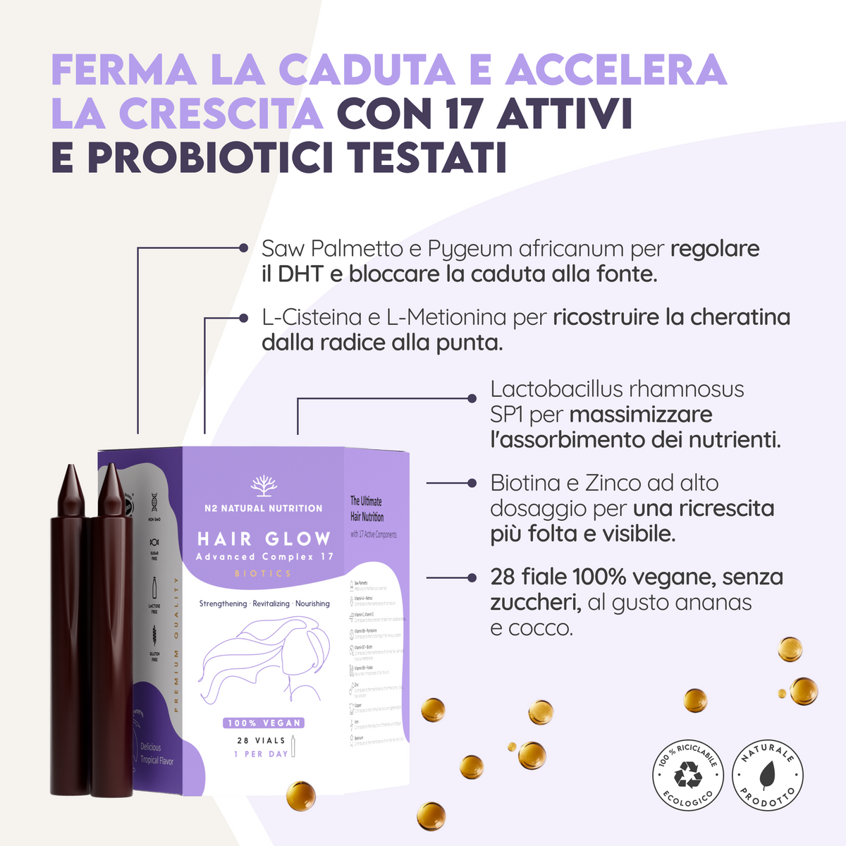 Hair Glow: integratore per capelli