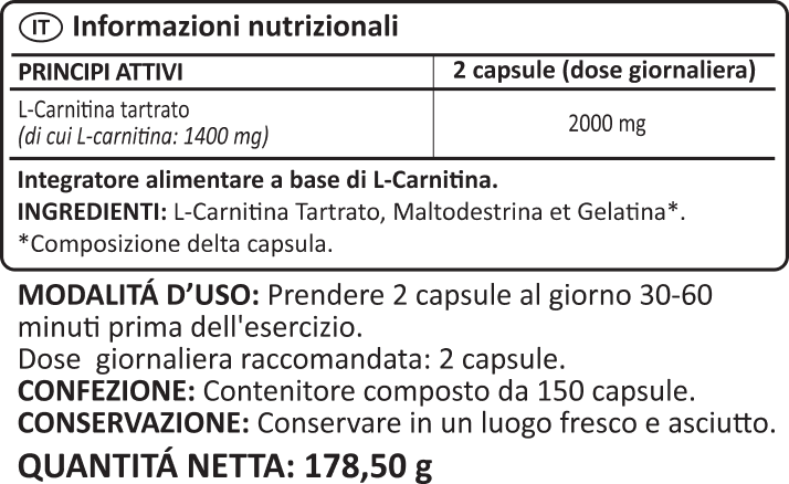 L-Carnitina 2000 benefits