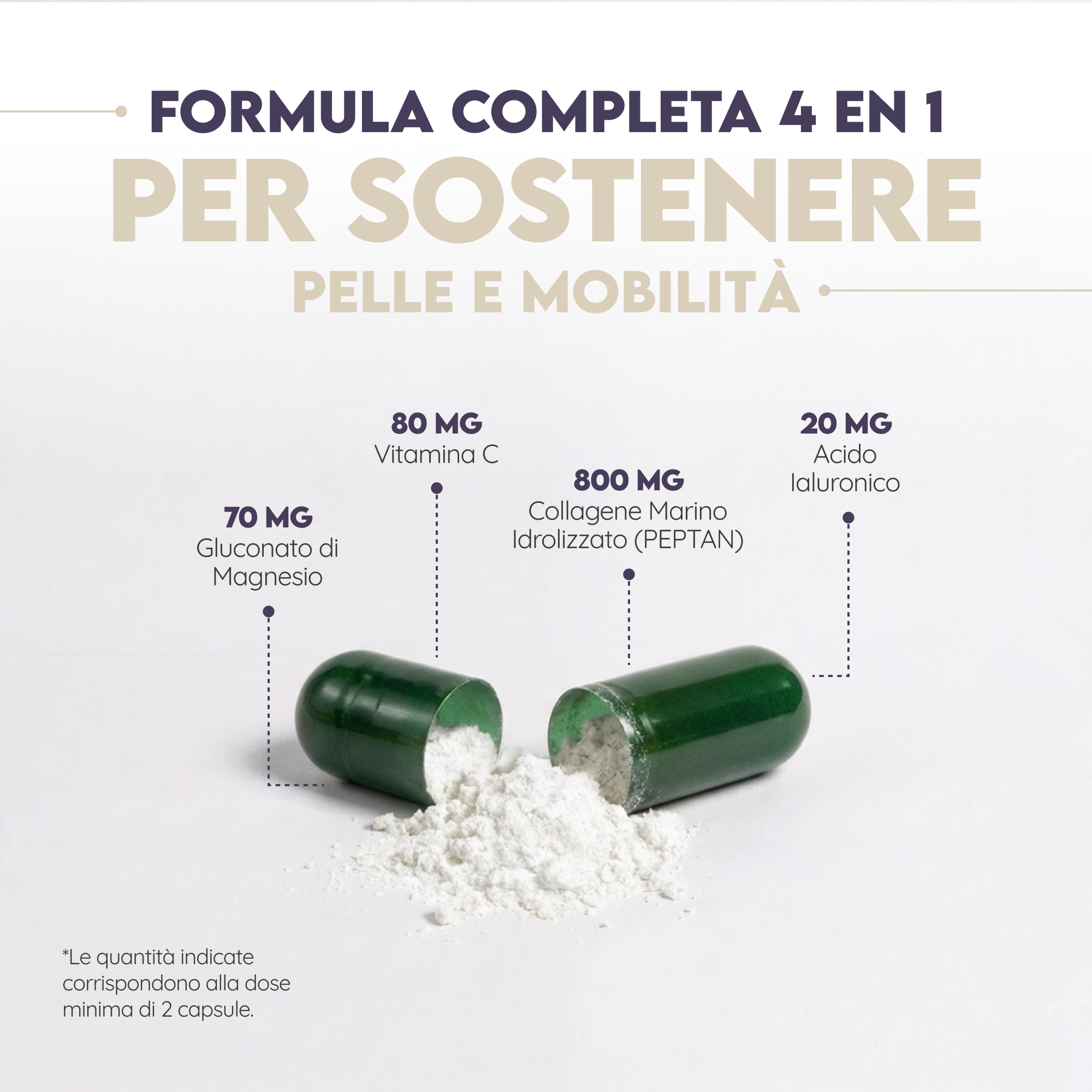 Collagene marino: con acido ialuronico 150