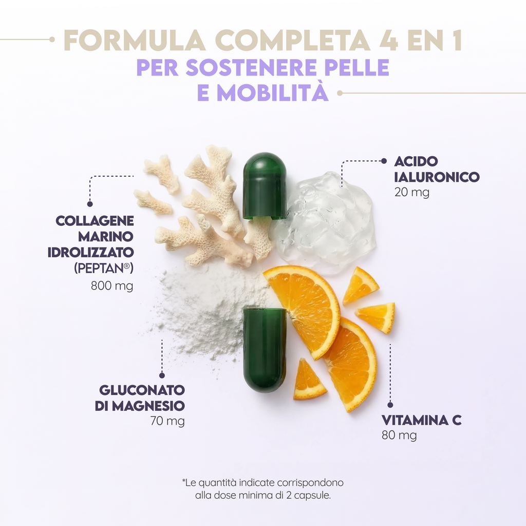 Collagene marino: con acido ialuronico 150