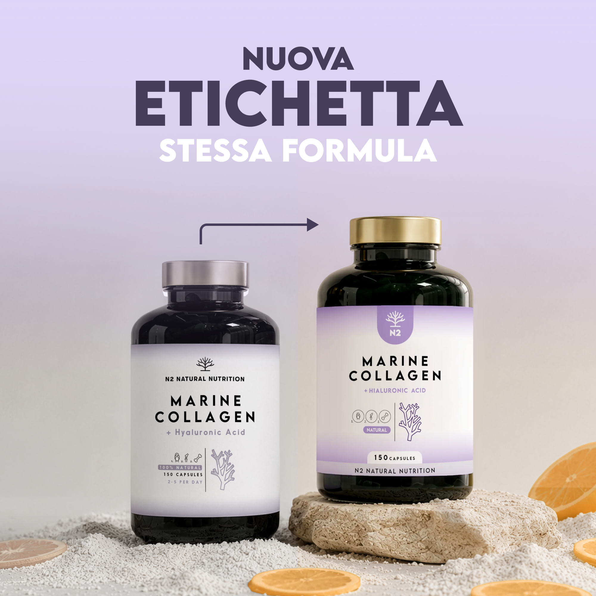 Collagene marino: con acido ialuronico 150
