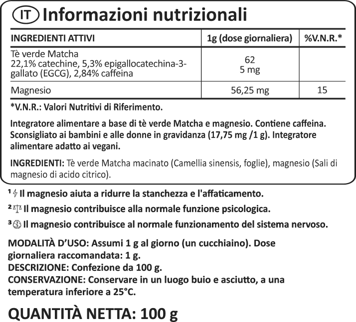 Tè matcha benefits