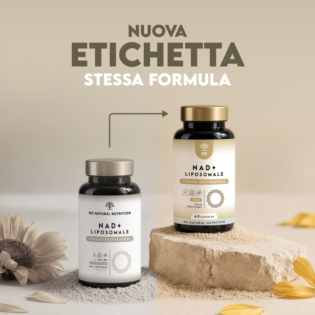 NAD+ Liposomiale: energia cellulare e longevità