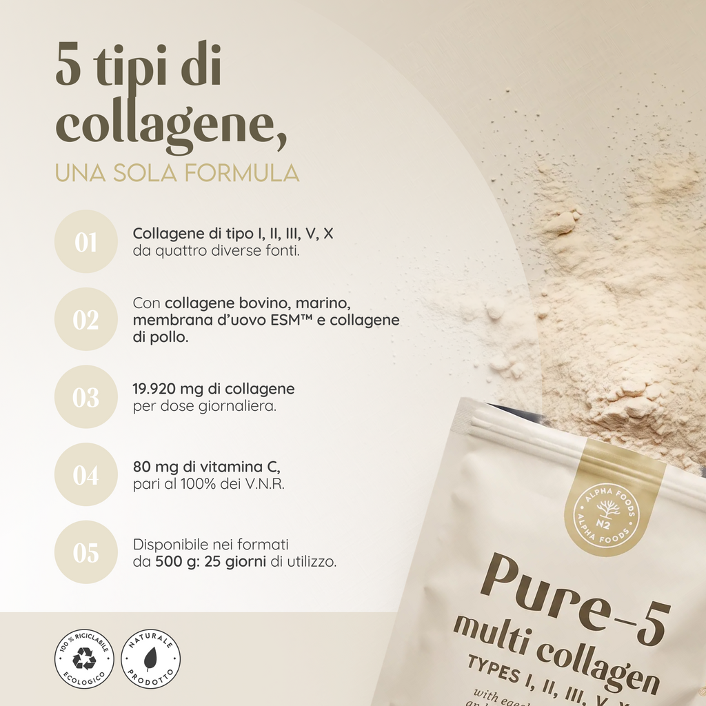 Pure-5 Multi Collagen 500g