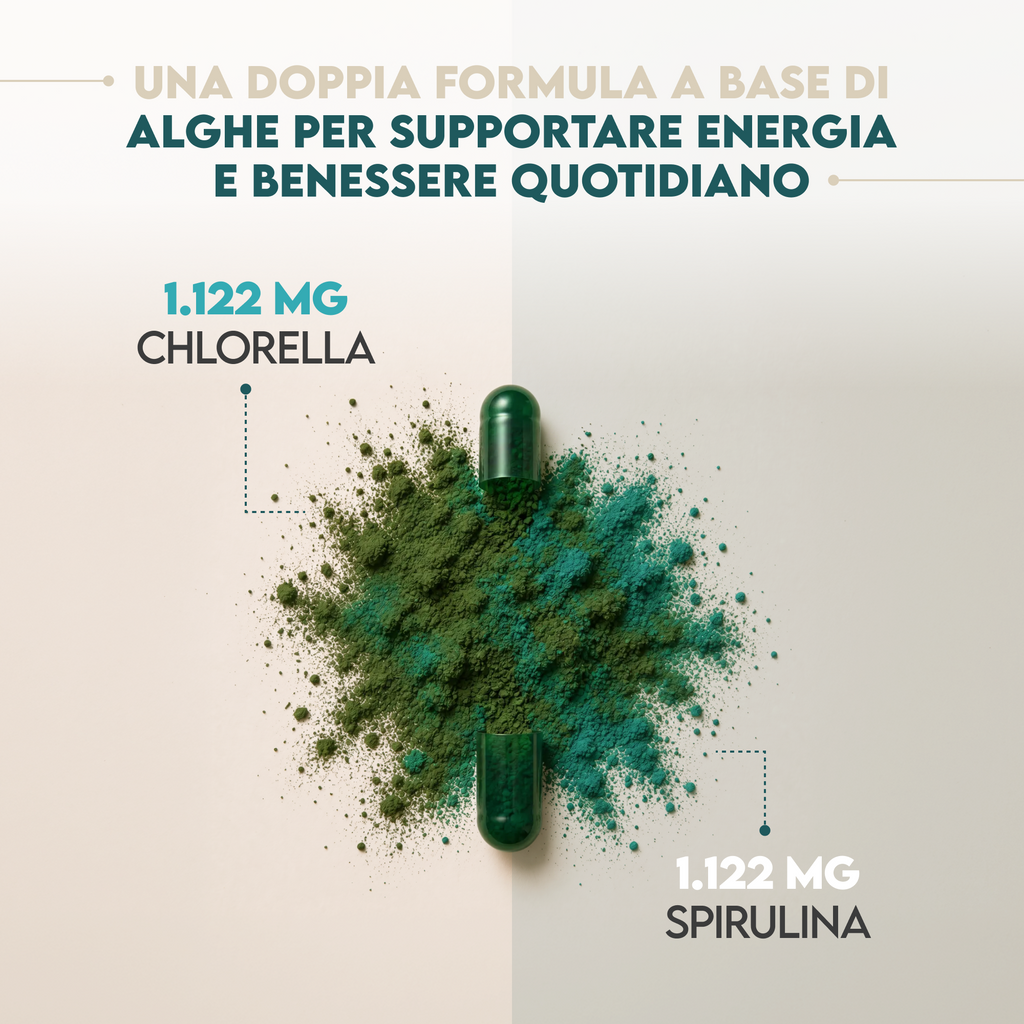 Spirulina con clorella