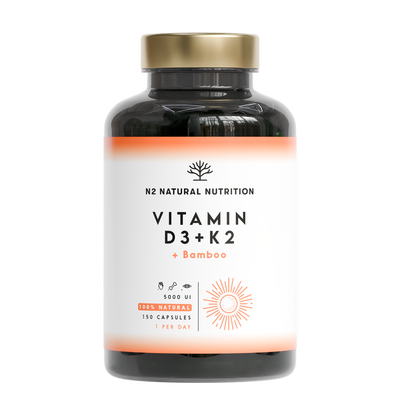 Vitamina D3 + K2 + Bambú